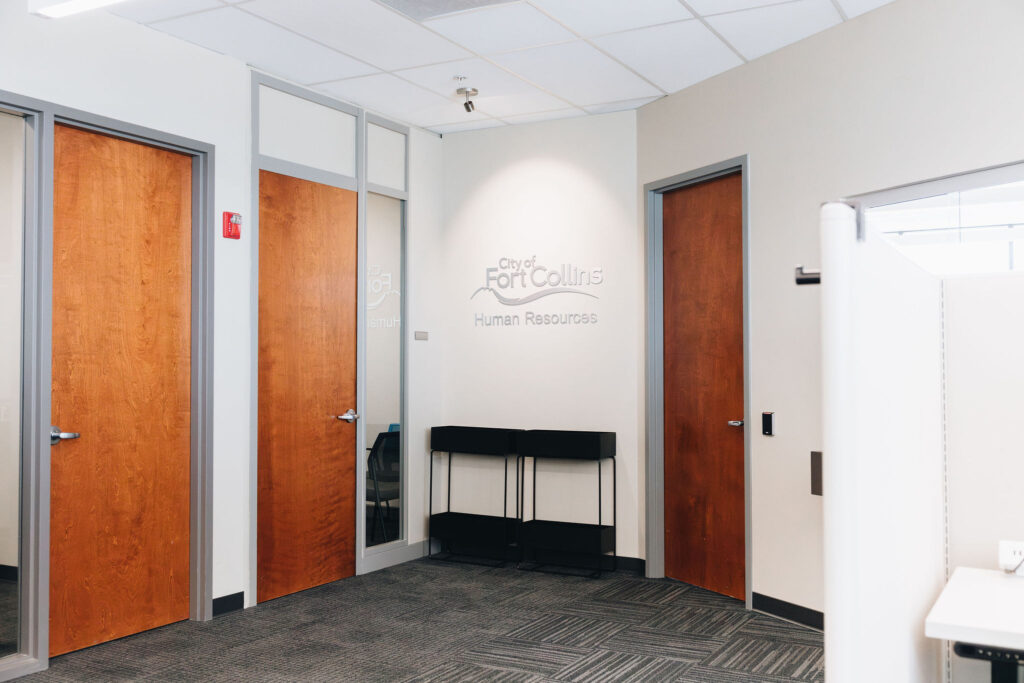 The Fort Collins Human Resources lobby.